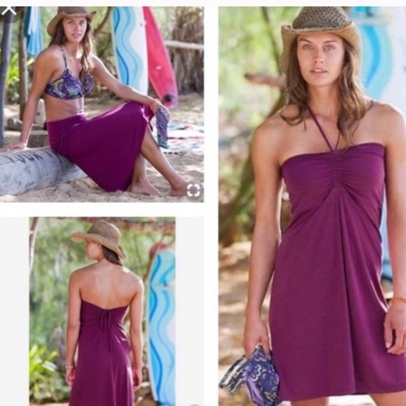 Athleta Ad Hoc Convertible Skirt/Dress Asphalt Grey Preowned casual summertime M - Picture 7 of 8